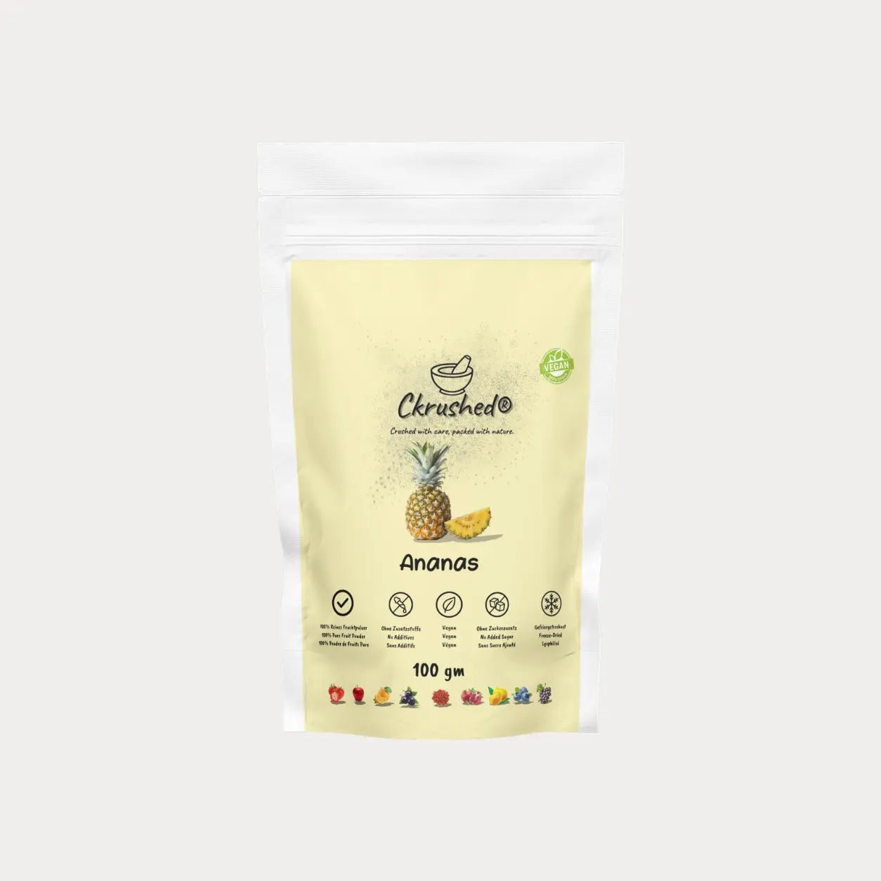 Ckrushed Ananas Pulver – Gefriergetrocknet kaufen | Pulver | Ckrushed