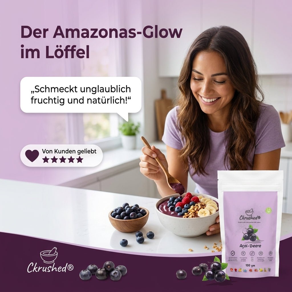 Ckrushed Premium Acai Pulver – Gefriergetrocknet kaufen | Pulver | Ckrushed