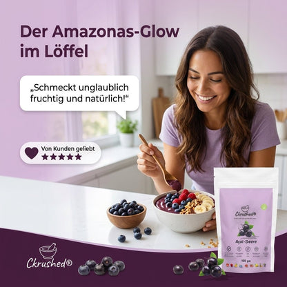 Ckrushed Premium Acai Pulver – Gefriergetrocknet kaufen | Pulver | Ckrushed