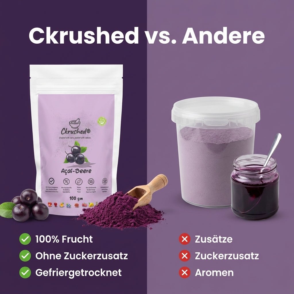Ckrushed Premium Acai Pulver – Gefriergetrocknet kaufen | Pulver | Ckrushed