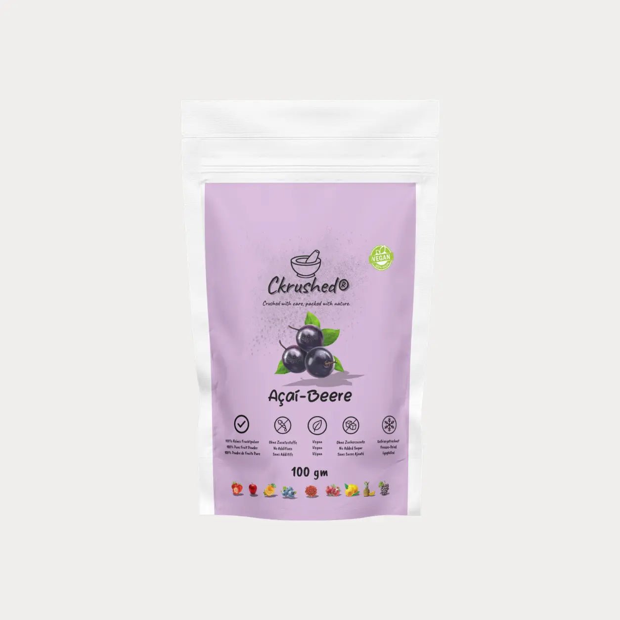 Ckrushed Premium Acai Pulver – Gefriergetrocknet kaufen | Pulver | Ckrushed