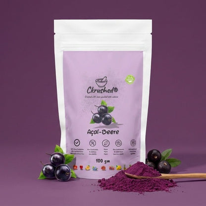 Ckrushed Premium Acai Pulver – Gefriergetrocknet kaufen | Pulver | Ckrushed
