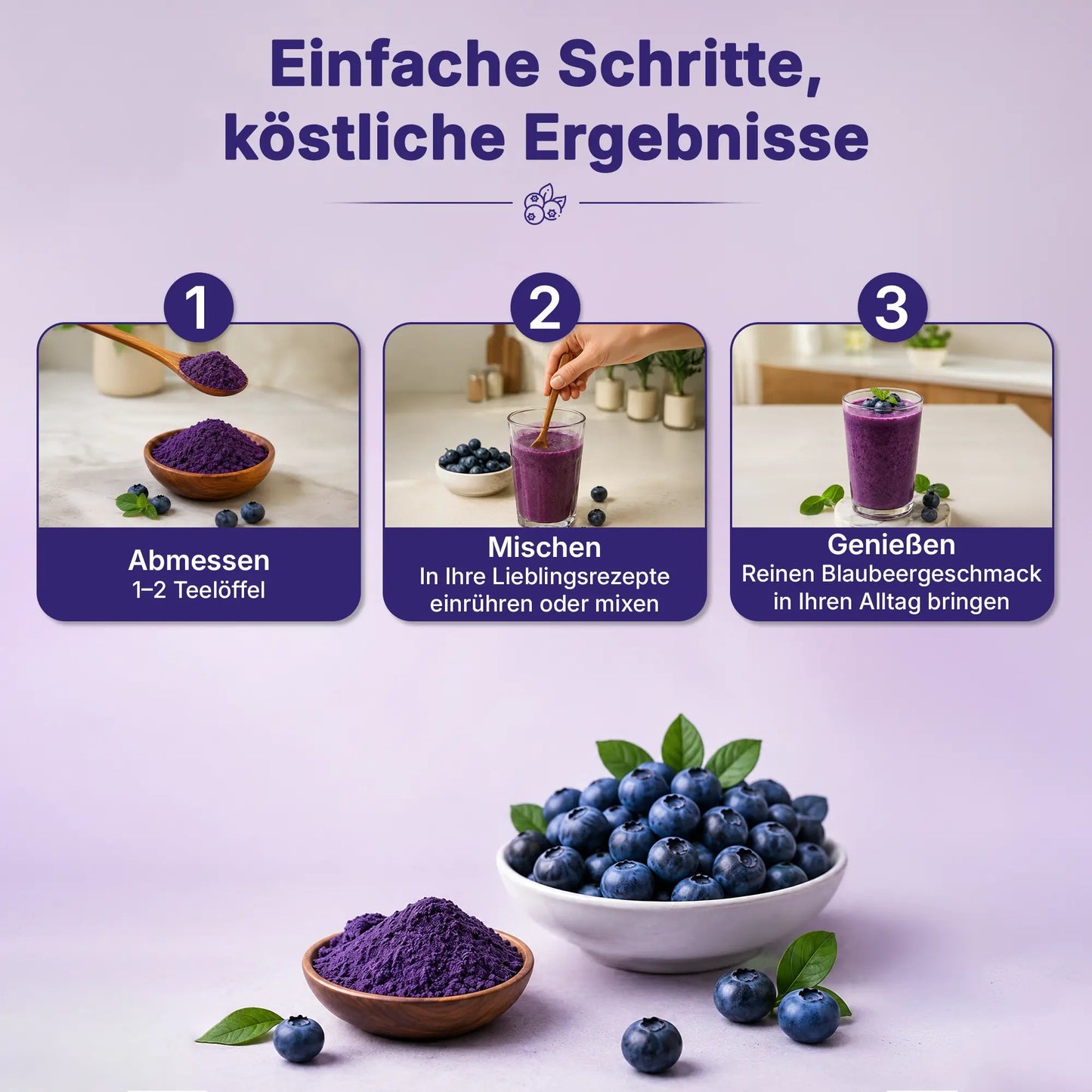 Ckrushed Wild-Heidelbeerpulver – Gefriergetrocknet kaufen | Pulver | Ckrushed
